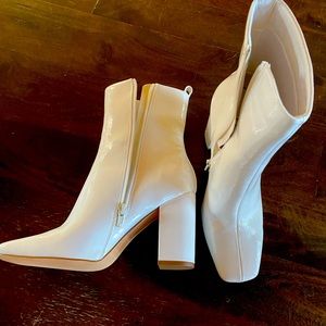 Never worn white boots!